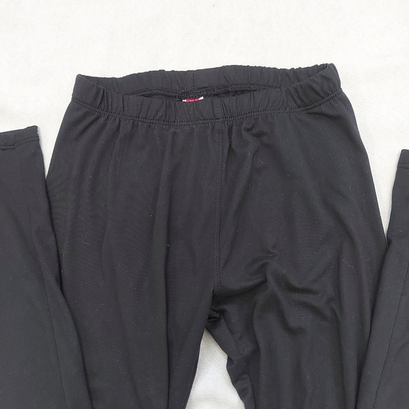 NWOT Lulu Luo Girls Black Full Length Leggings, 14/16 - Picture 3 of 6